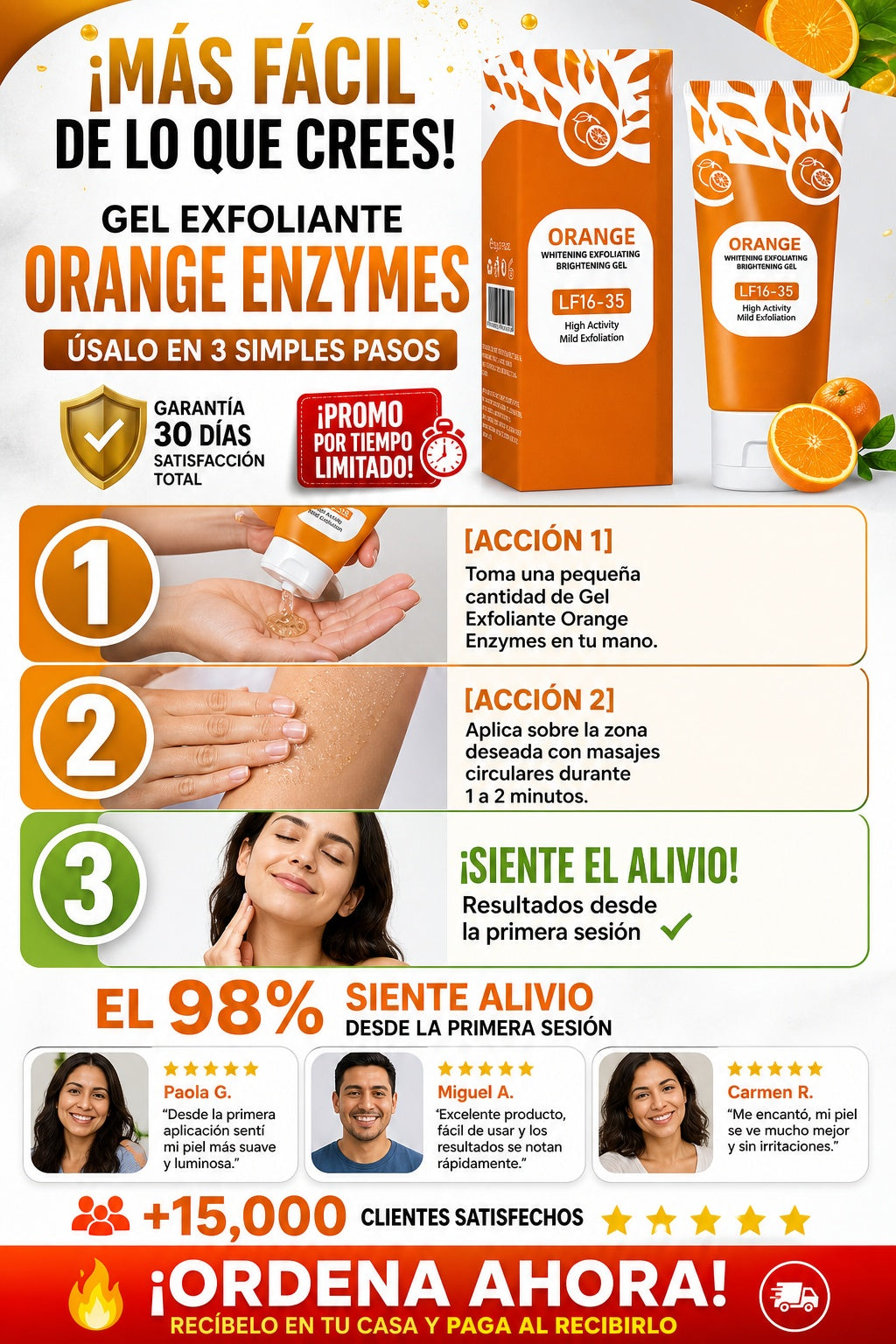 Gel Exfoliante Orange Enzymes - imagen 8