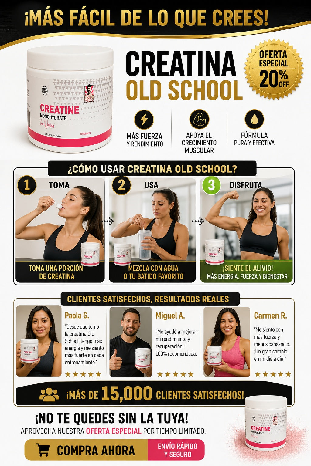 Creatina Old School - imagen 8