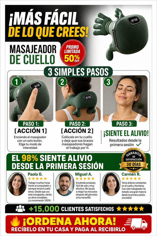 masajeador de cuello - imagen 8