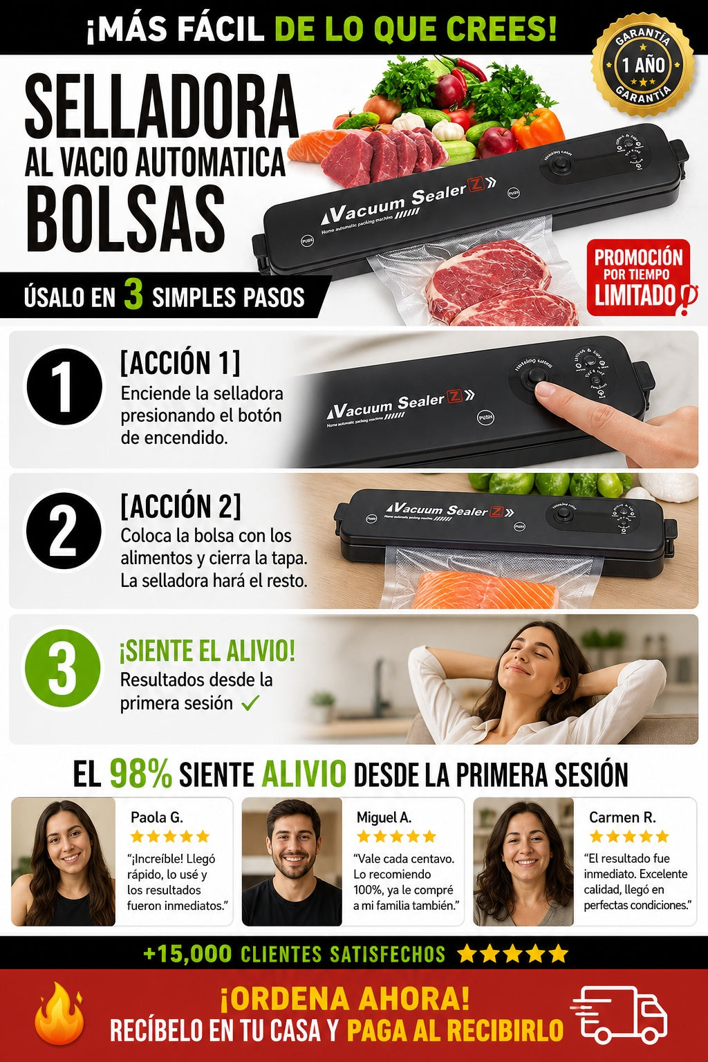 Selladora Al Vacio Automatica Bolsas - imagen 8