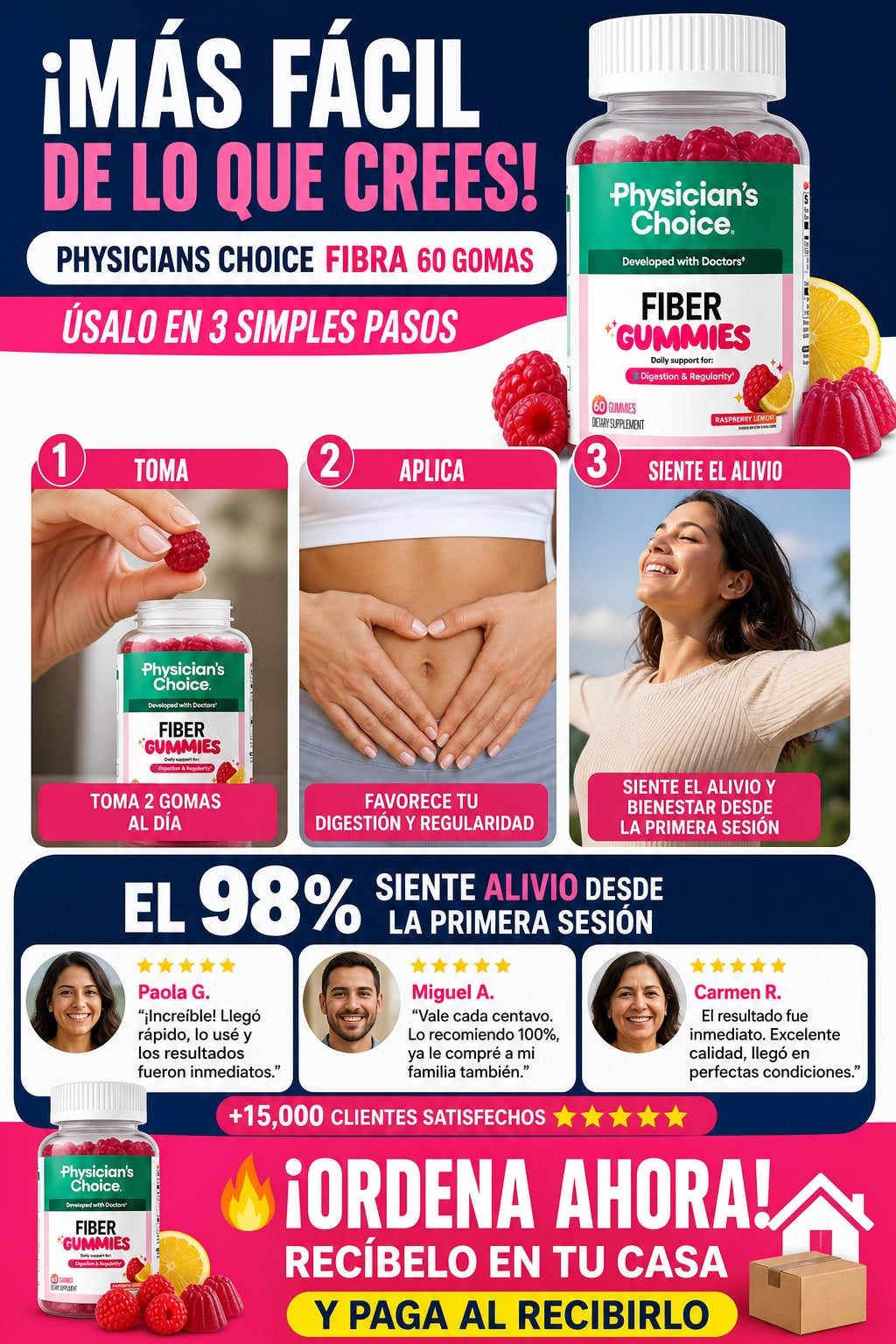 Physicians Choice Fibra 60 Gomas - imagen 8