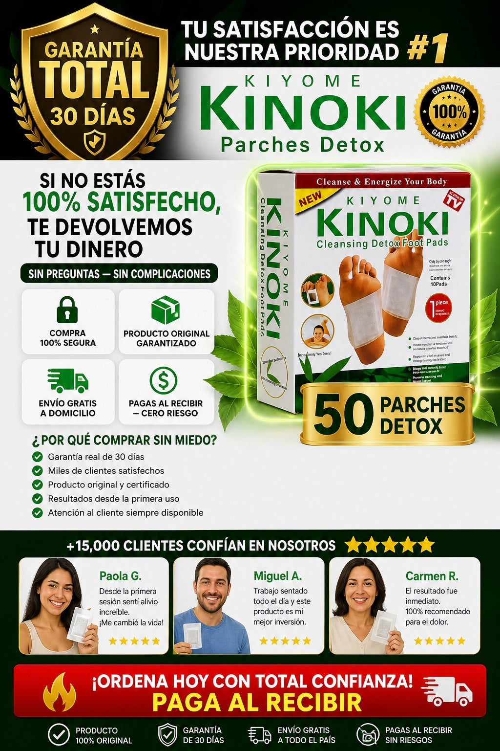 50 Parches Detox Kinoki - imagen 9