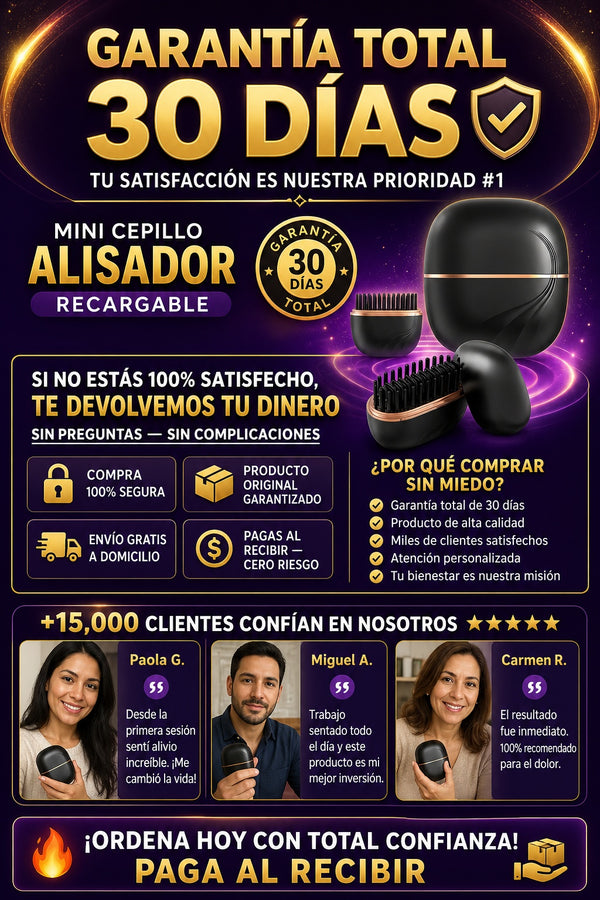 Mini Cepillo Alisador Recargable - imagen 9