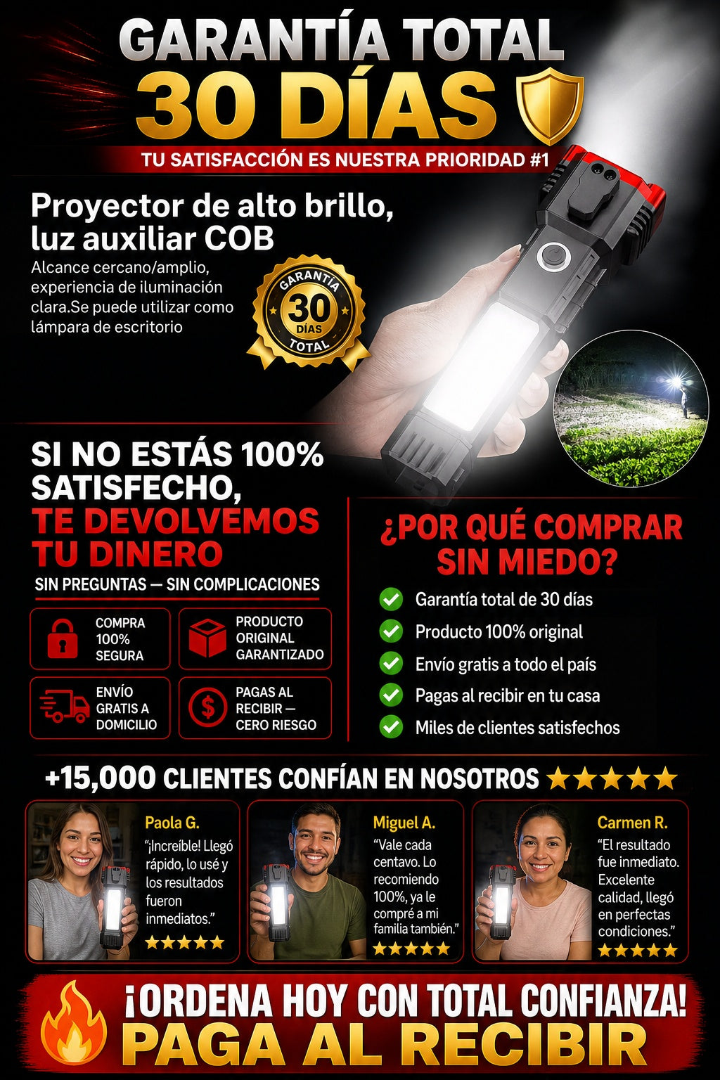 Linterna Martillo Powerbank Portatil - imagen 9