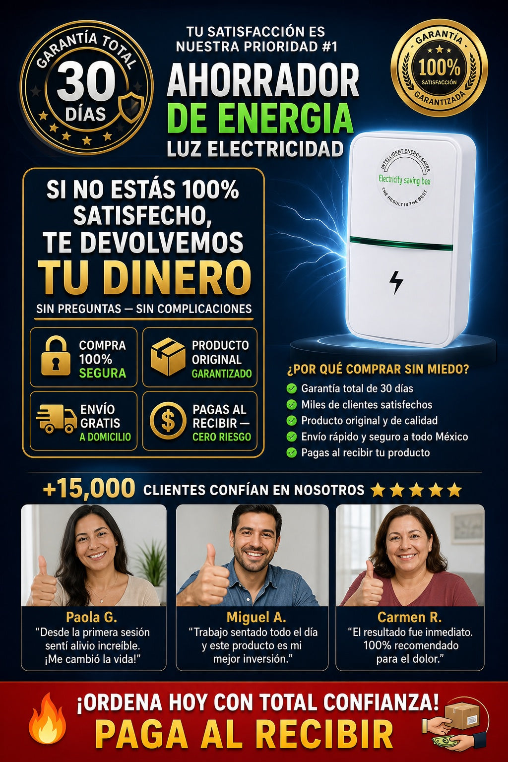 Ahorrador De Energia Luz Electricidad - imagen 9