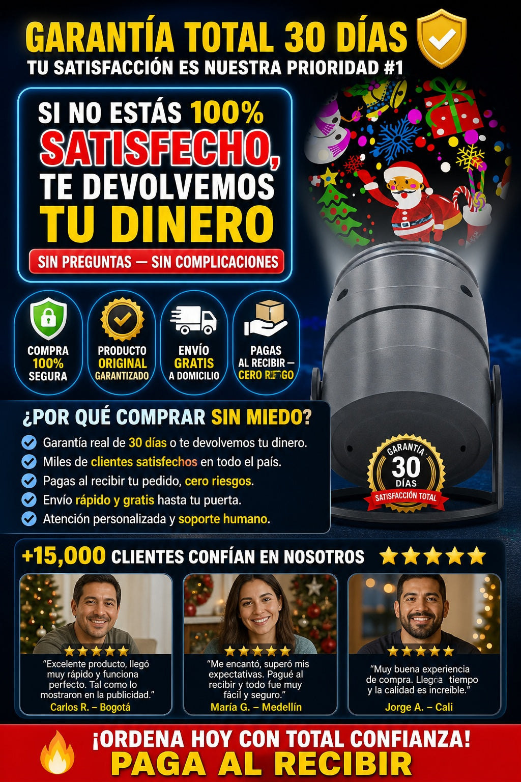 ¡La Navidad Se Adelanta! Asegura el Proyector Más Vendido Antes de que Se Agote Como el Año Pasado - imagen 9