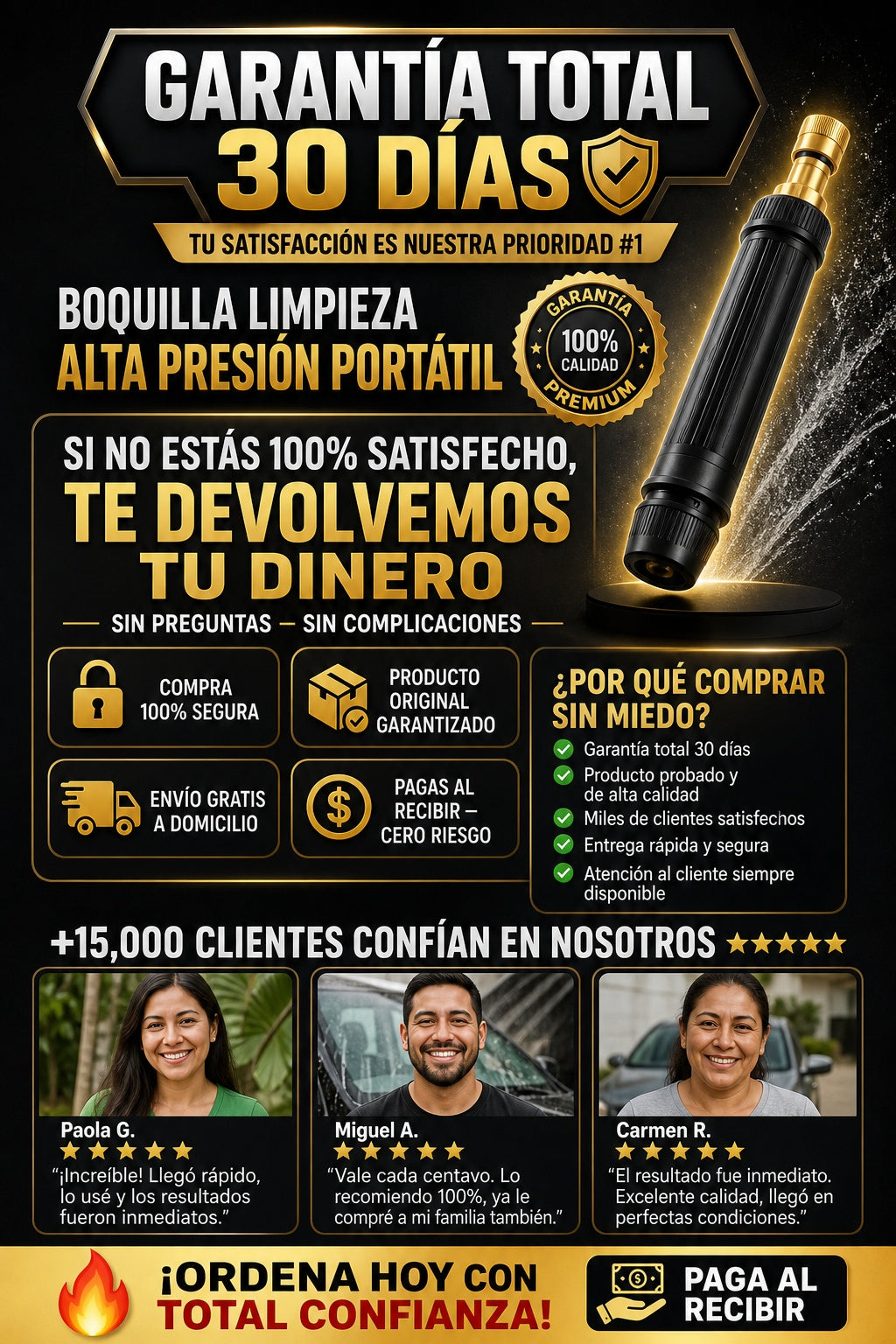 Boquilla Limpieza Alta Presion Portatil - imagen 9