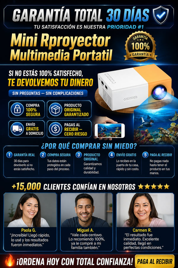 Mini Rproyector Multimedia Portatil - imagen 9