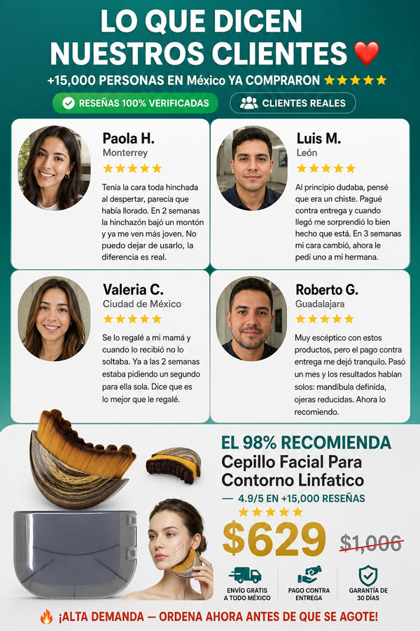 Cepillo Facial Para Contorno Linfatico - sección 9