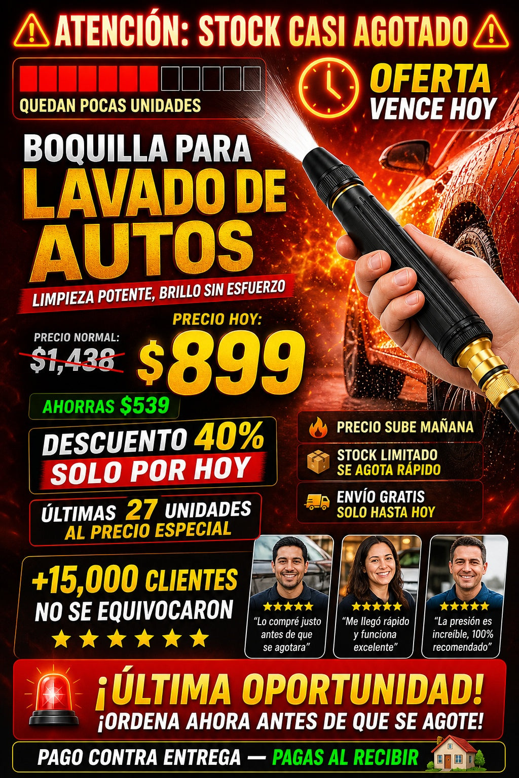 Boquilla Limpieza Alta Presion Portatil - imagen 10