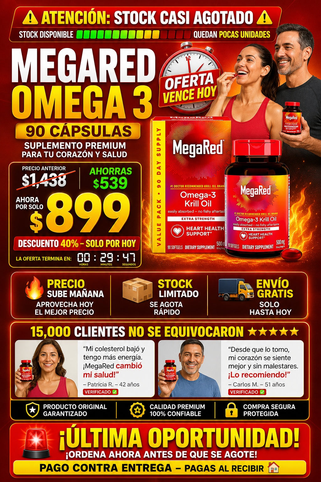 Suplemento Megared Omega 3 90 Capsu - imagen 10