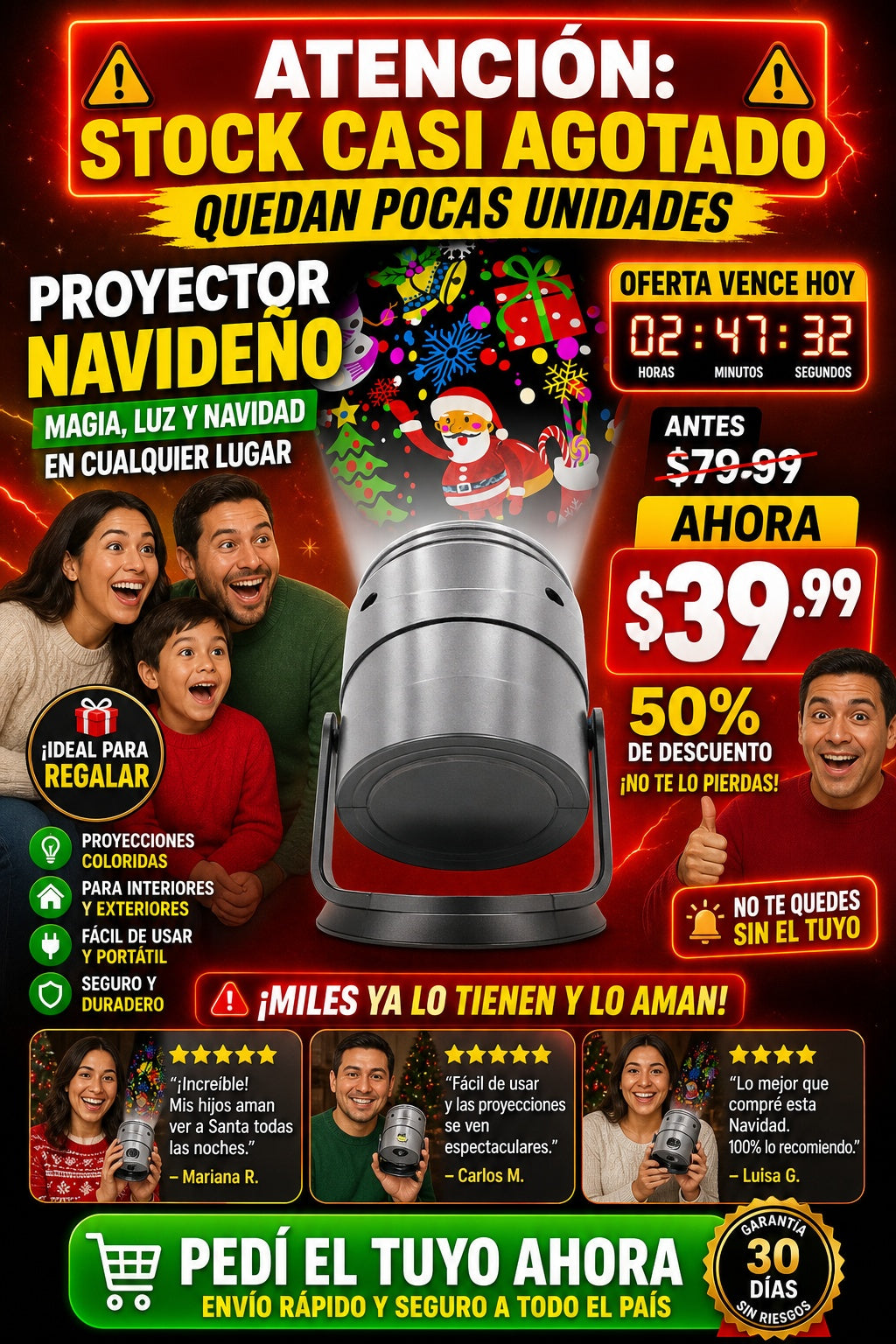 ¡La Navidad Se Adelanta! Asegura el Proyector Más Vendido Antes de que Se Agote Como el Año Pasado - imagen 10