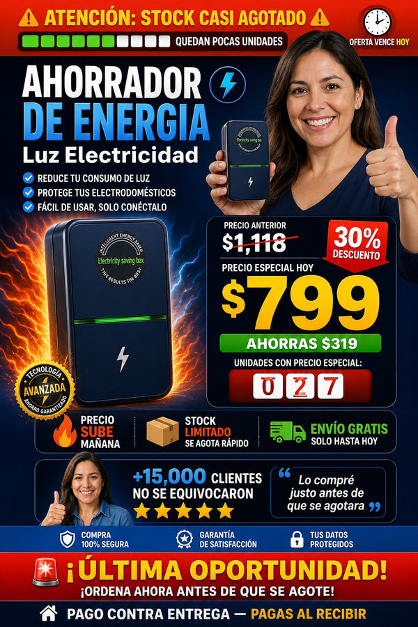 Ahorrador De Energia Luz Electricidad - imagen 10