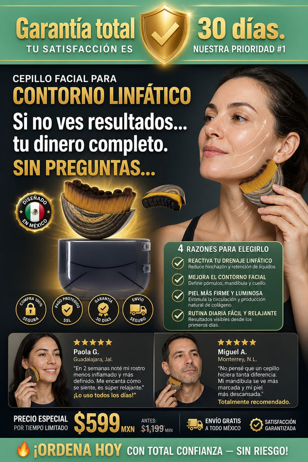 Cepillo Facial Para Contorno Linfatico - sección 10