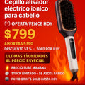 Cepillo alisador eléctrico iónico para cabello - imagen 10