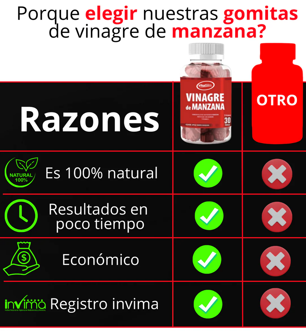Gummy Life Gomitas De Vinagre De Manzana