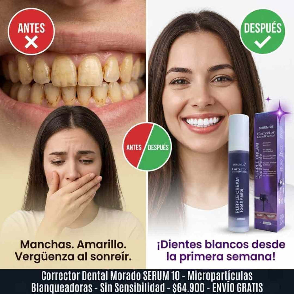 Blanqueador Dental Pasta Morada