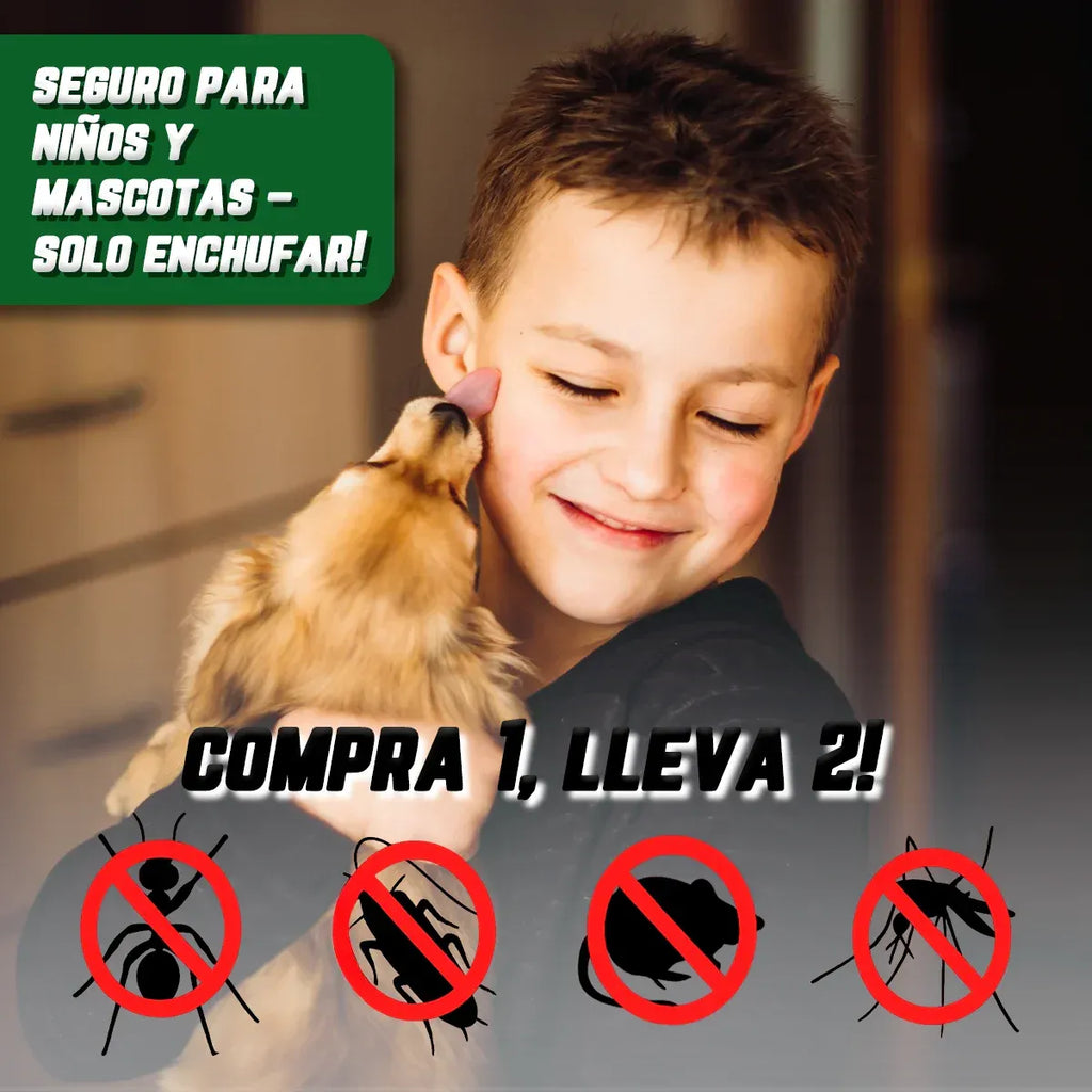 Repelente Ultrasonico De Plagas Potente