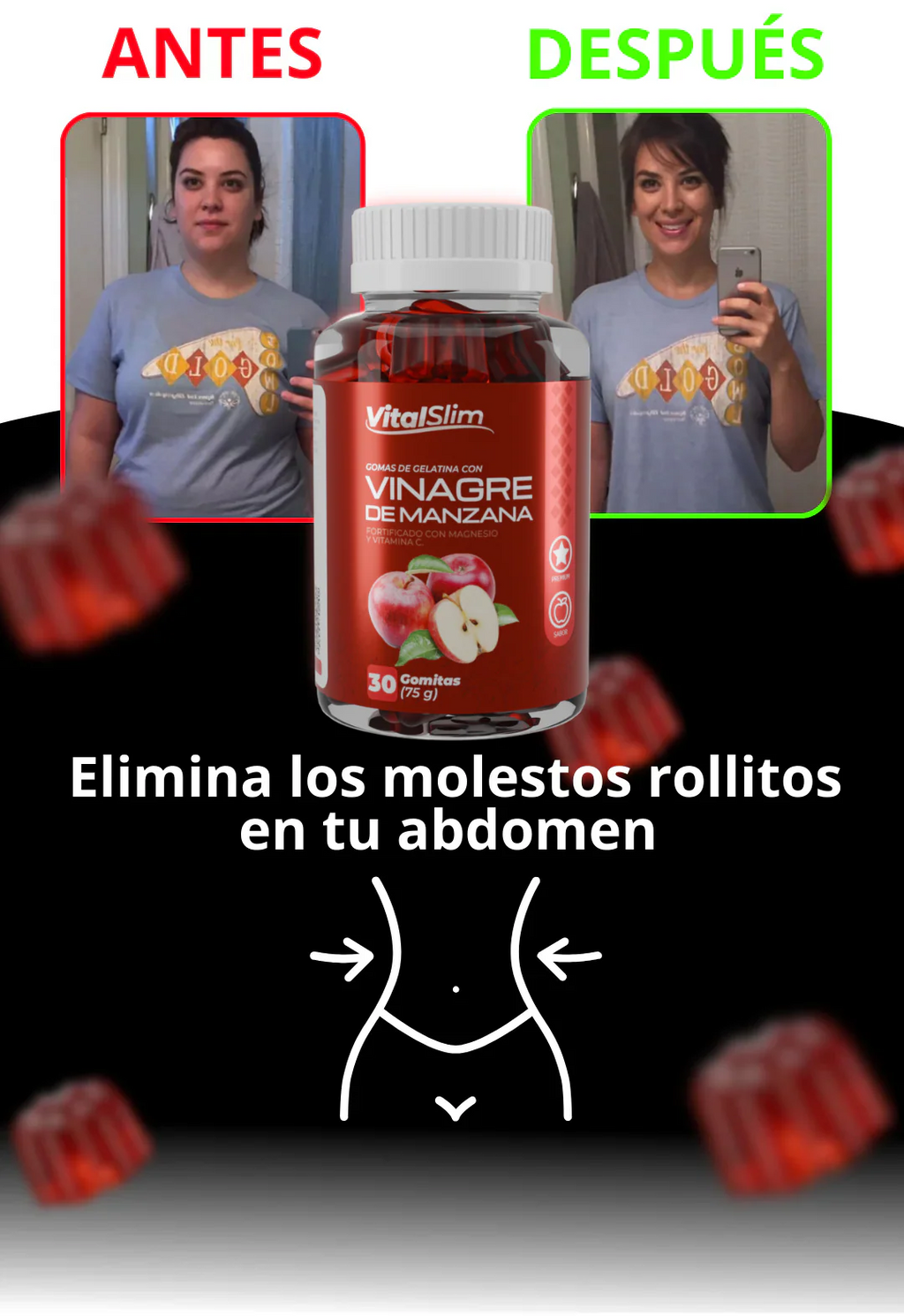 Gummy Life Gomitas De Vinagre De Manzana