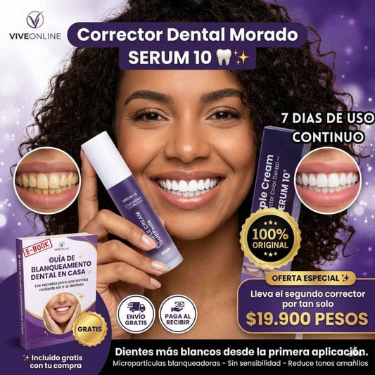 Blanqueador Dental Pasta Morada