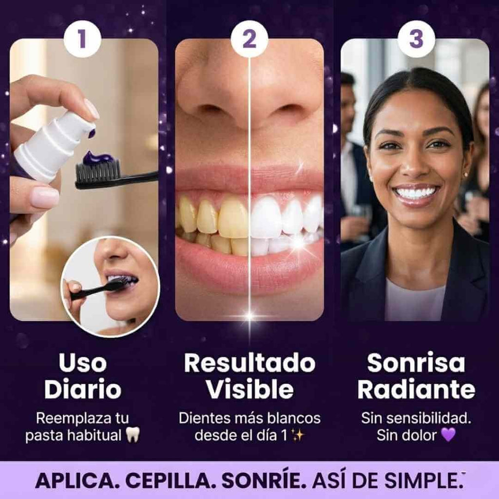 Blanqueador Dental Pasta Morada
