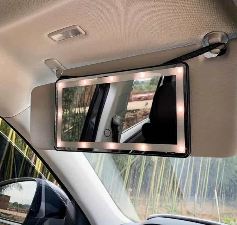 Espejo Maquillaje Con Luz Led Para Coche