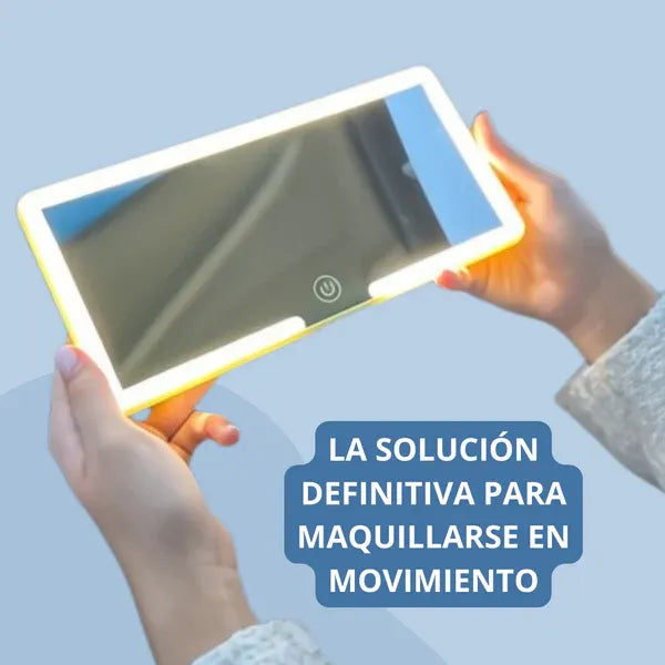 Espejo Maquillaje Con Luz Led Para Coche