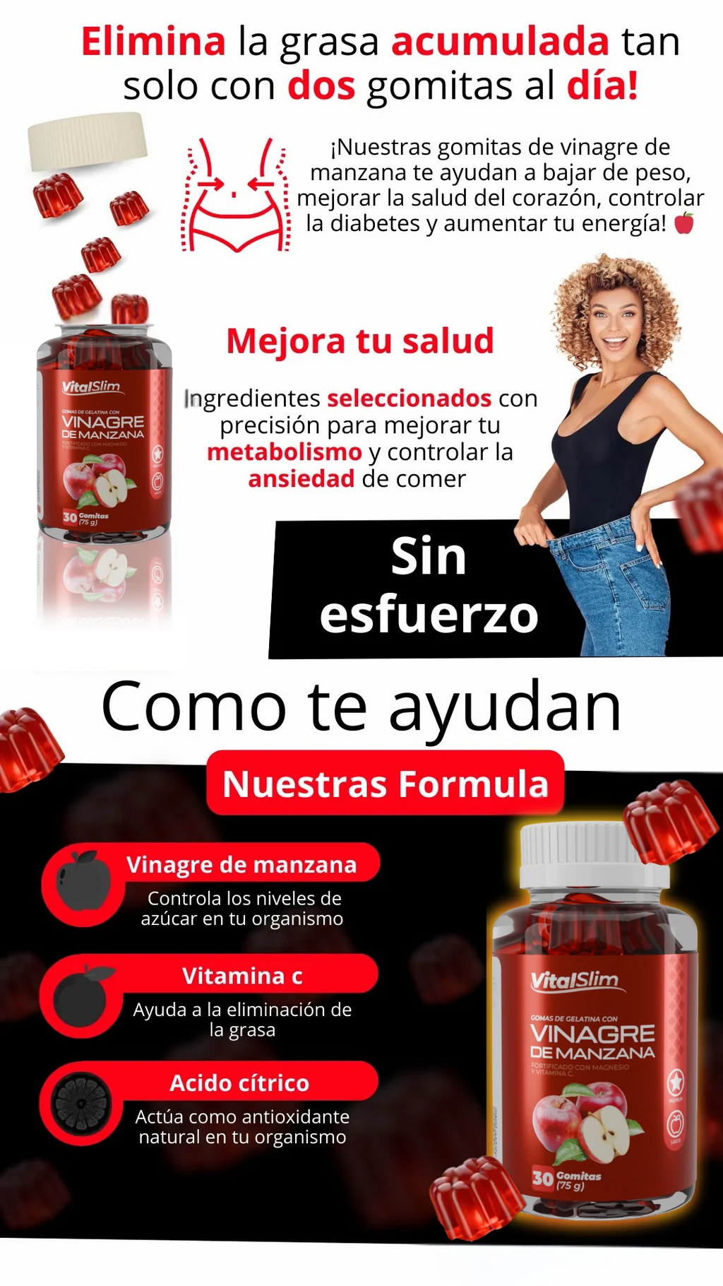 Gummy Life Gomitas De Vinagre De Manzana