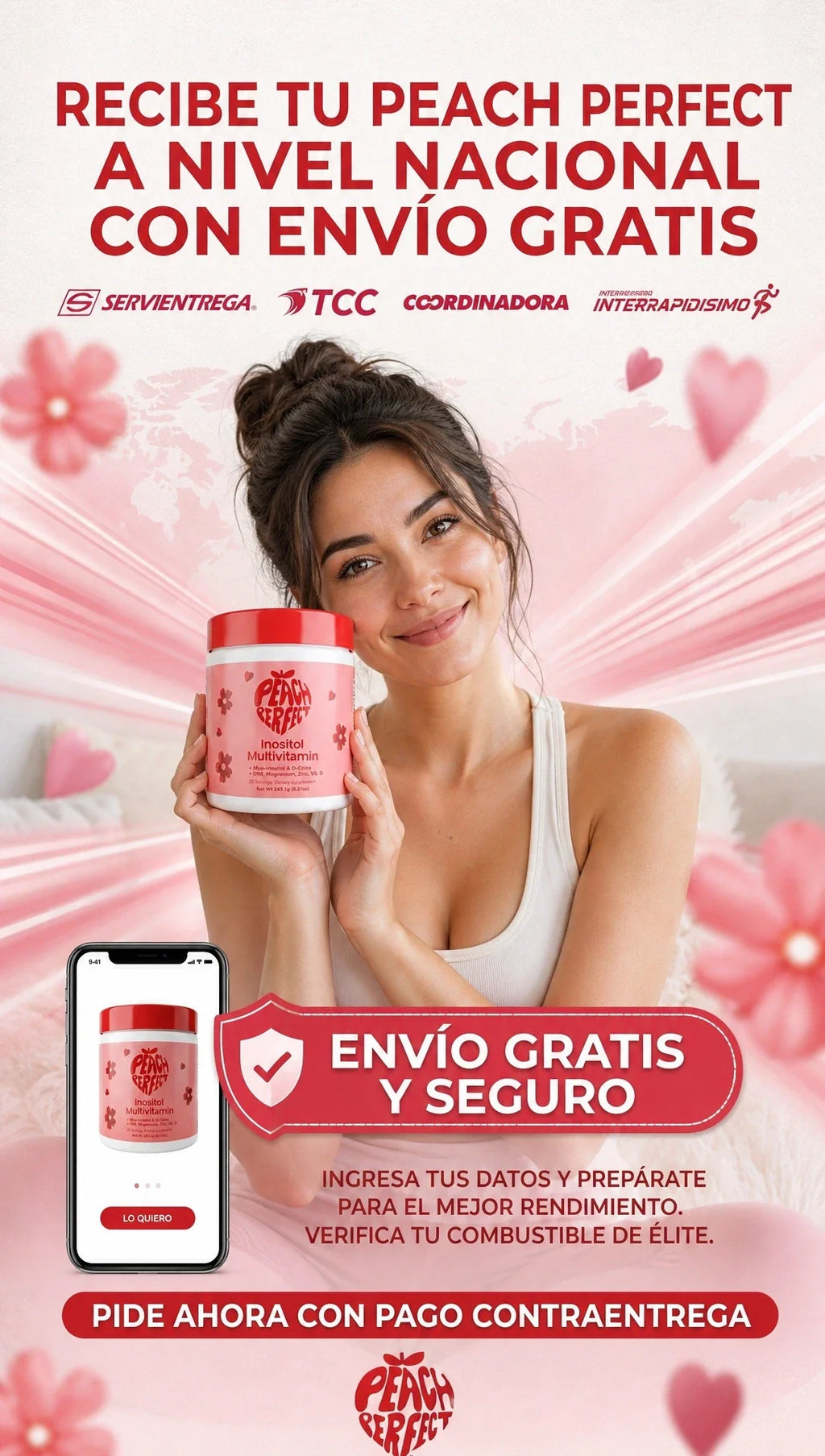 Suplemento Peach Perfect Inositol 135g