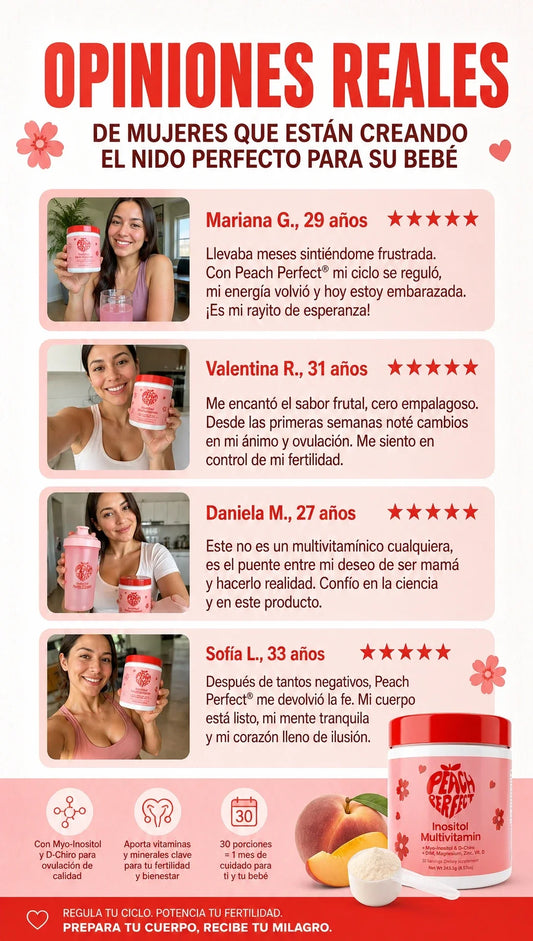 Suplemento Peach Perfect Inositol 135g