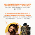 Cepillo secador voluminizador de cabello 3 en 1